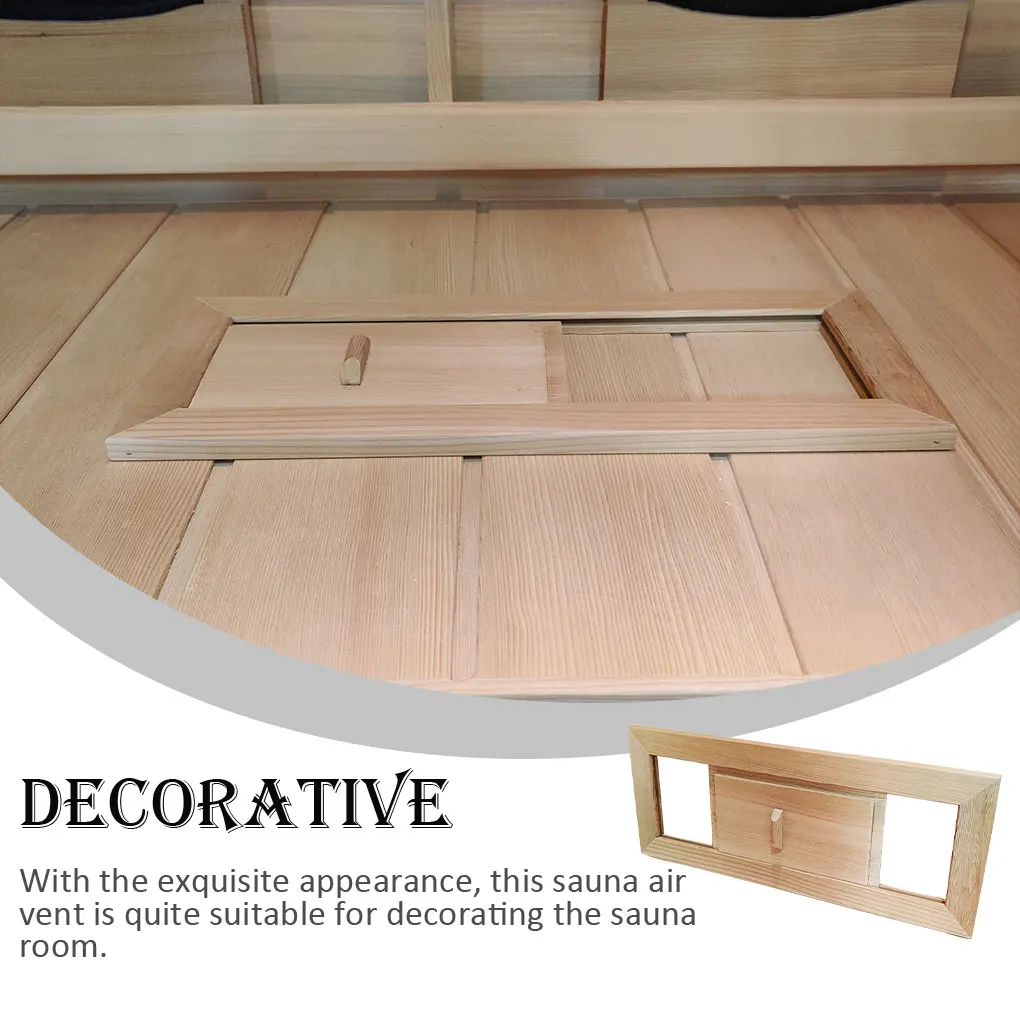 Sauna Air Vent Multipurpose Room Supplies Ventilated Grille Practical Smooth Handily Install Steam Outlet Sauna Air Vent - Image 5