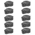 10Pcs Sauna Rocks Basalt Stone Heater Natural Volcanic Rocks 2-2.5cm Even Heat Distribution Aromatherapy Compatible Heat