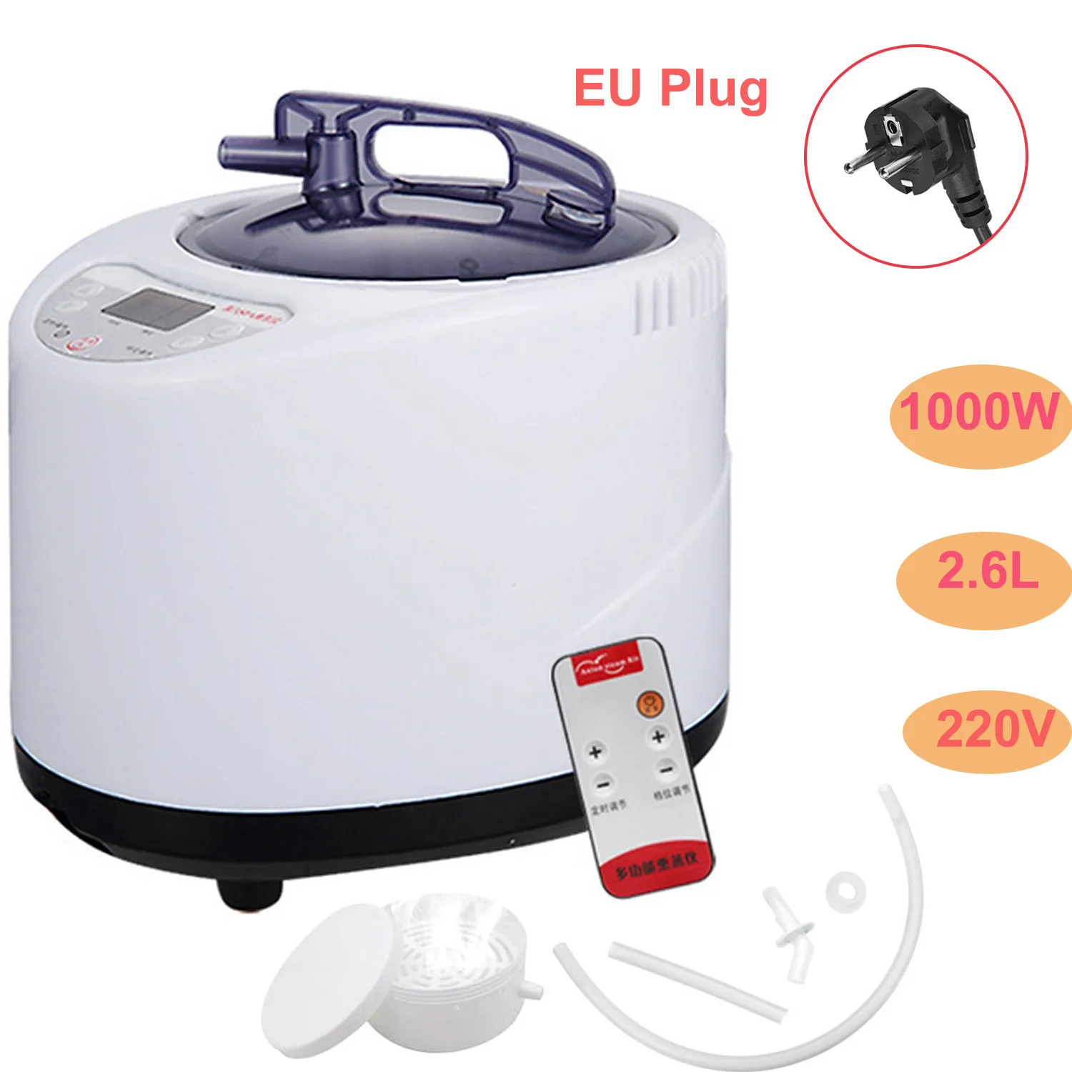 Comfortable Sauna Steamer Generator Steam SPA Pot Fumigation Machine with Remote Control for Body Therapy Relieve Pressure - Image 2