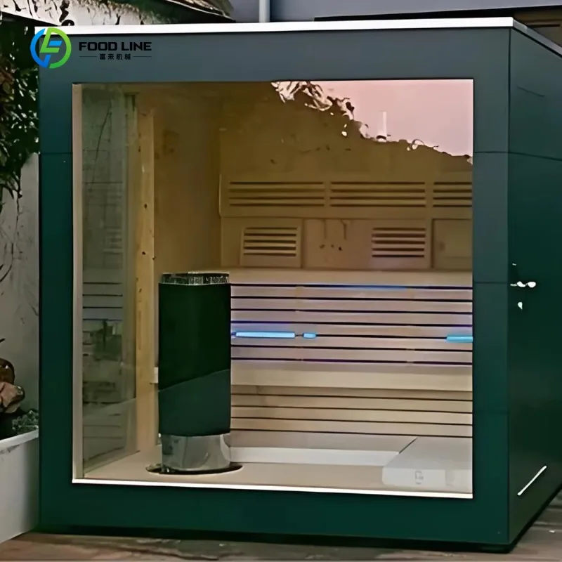 Cedar Barrel Sauna Outdoor Sauna Room for Easy to Assemble Dry Sauna Bath Room With Electric Heater - Image 3