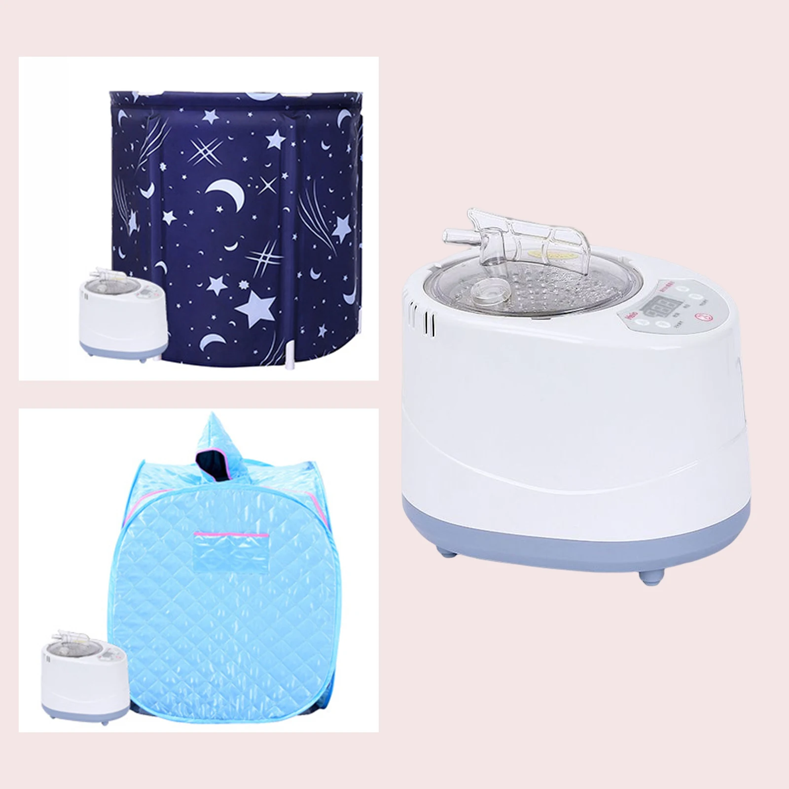 3L Sauna Steamer Pot Sauna Steam Engine Portable SPA Machine Stainless Steel Pot Spa Machine Timer with Controlfor SPA Household - Image 4