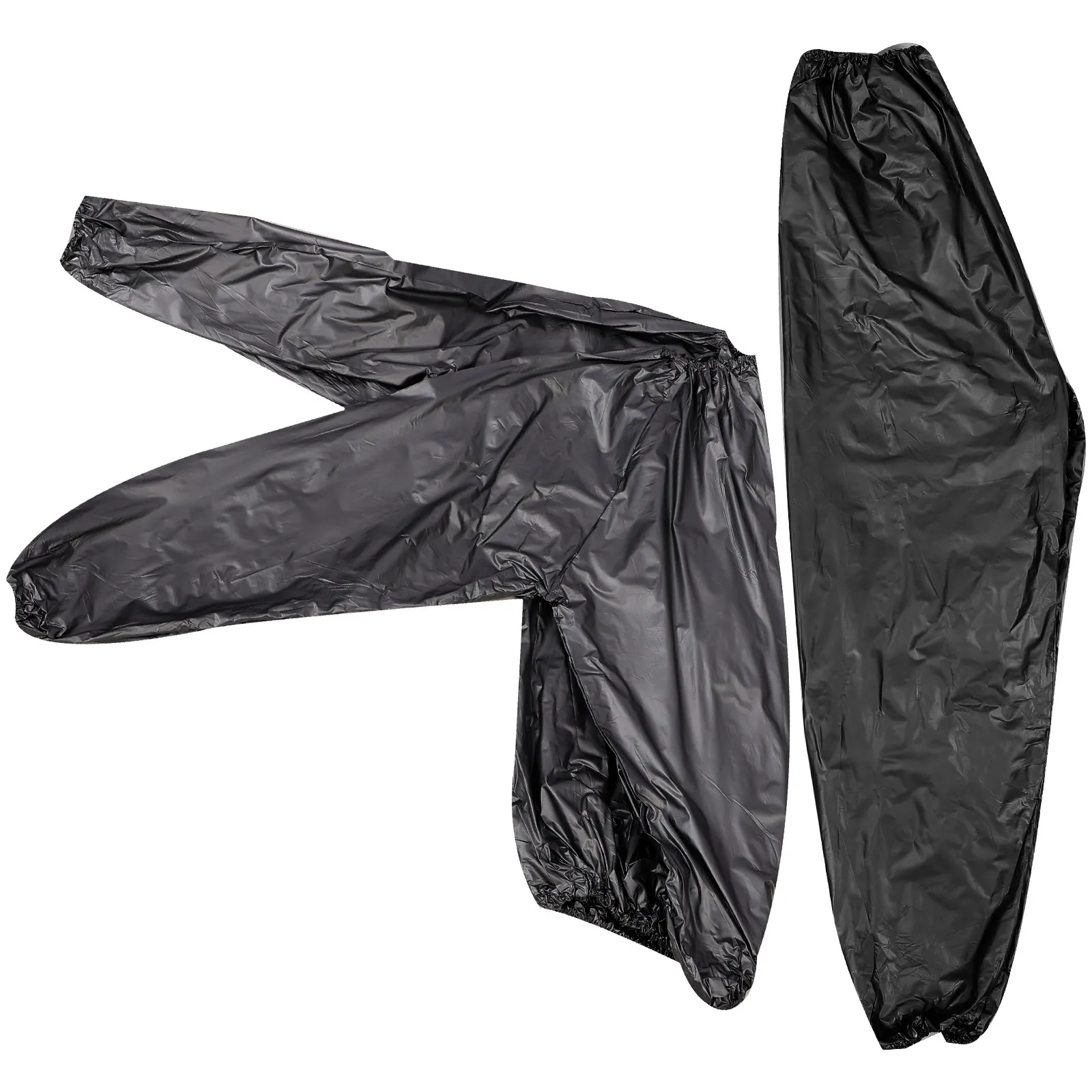 1Set Sweat Sauna Pants and Suit Polyethylene Material Supports Fat Burning Toxin Removal Snug Comfortable Fit - Image 4