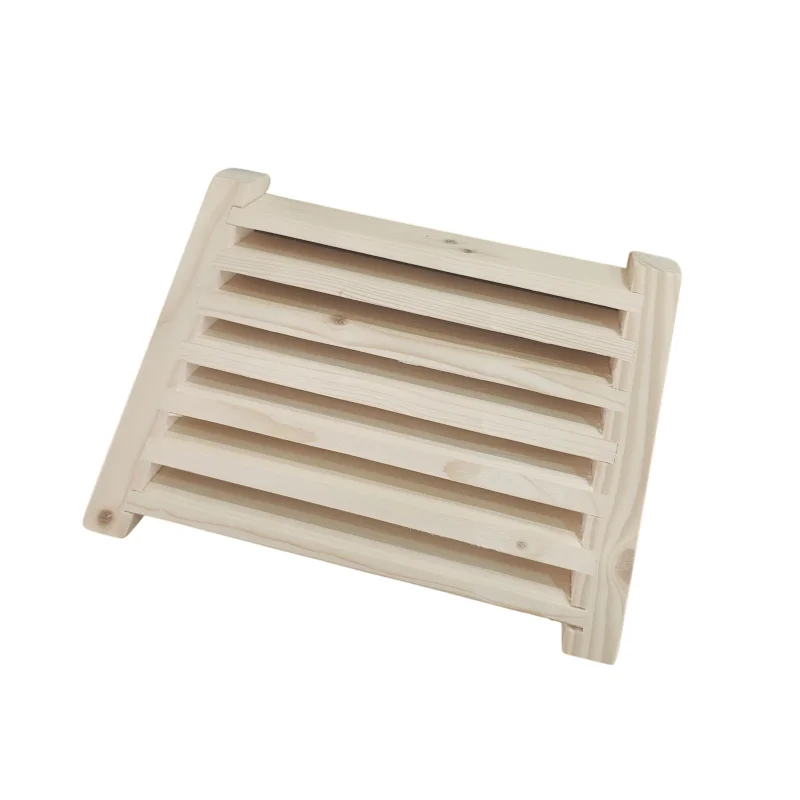 Wooden Sauna Air Ventilation Grille Breathable Steam Room Vent Panel Privacy Easy Installation Wood Sauna Ventilation Tool - Image 5